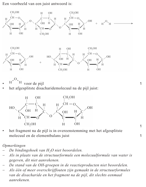 Antwoordmodel vraag 7 Koeien boeren methaan op, figuur 2