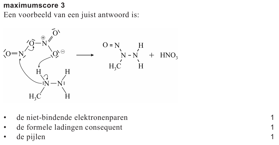 Antwoordmodel vraag 24 Distikstoftetraoxide, figuur 1