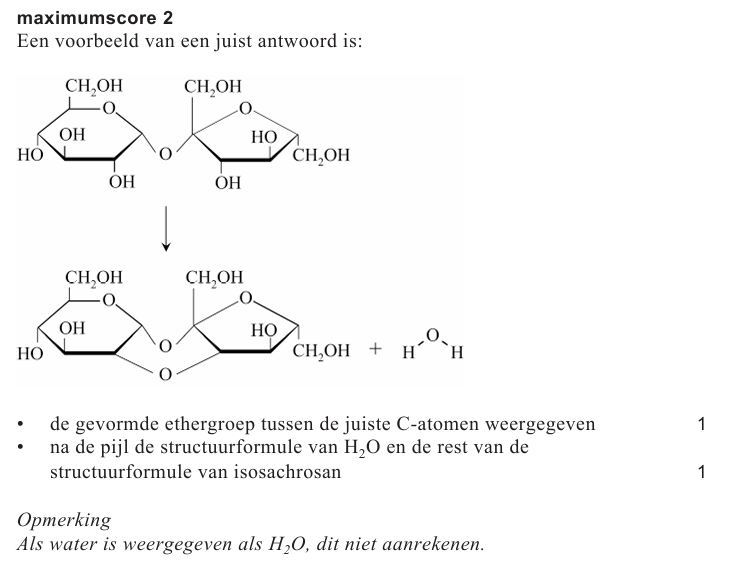 Antwoordmodel vraag 1 Kwaliteitscontrole voor straight whiskey, figuur 1